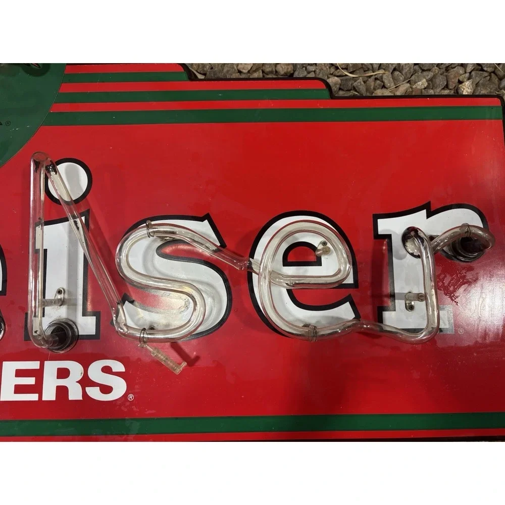 Vintage Large Budweiser King Of Beers Lighted Neon Anheuser Busch Man Cave Sign